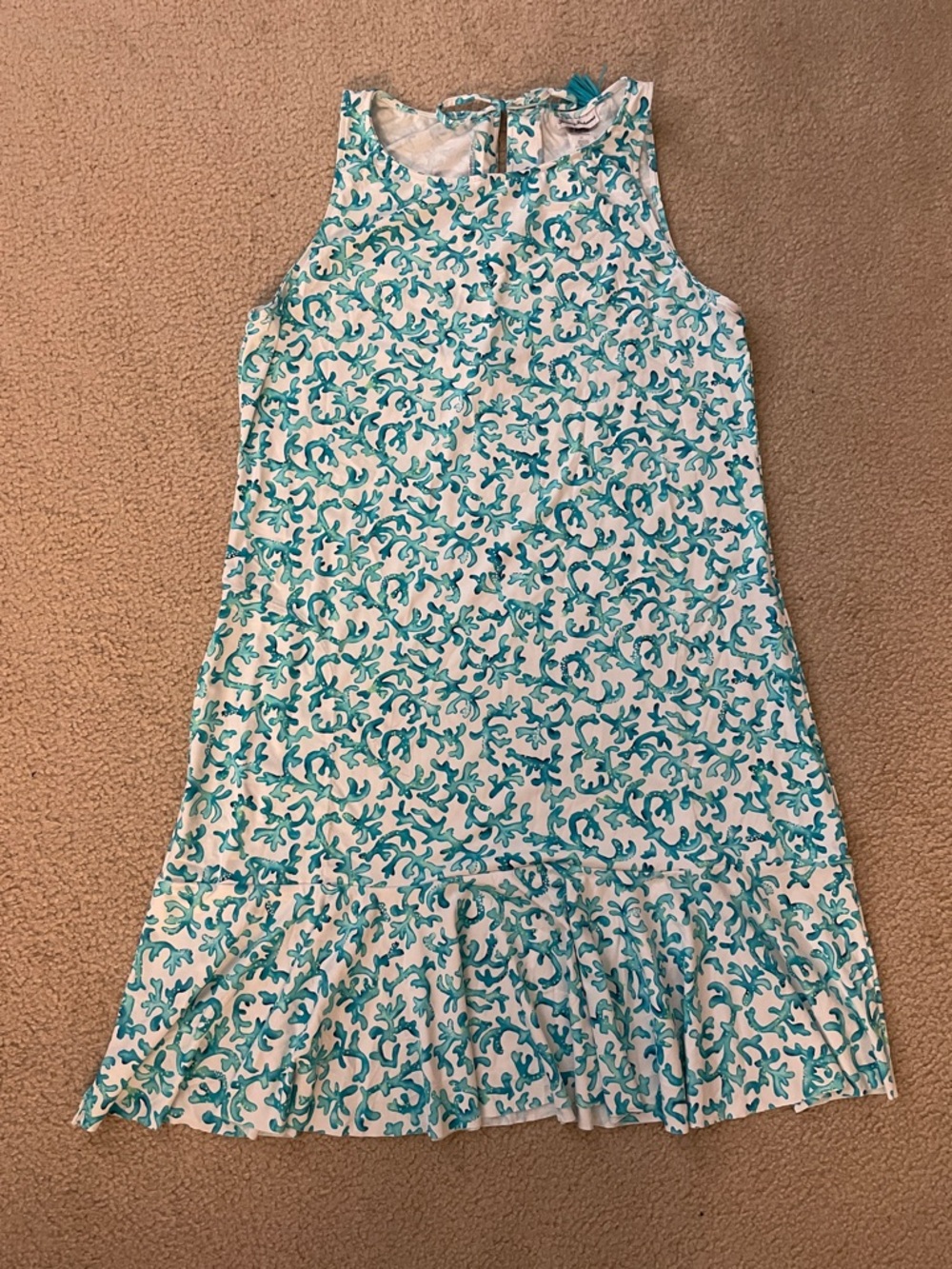 Vintage Tommy Bahama Coral Cabana Hi Neck Spa Dress, Size XL NWT